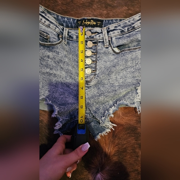 Indigo Acid Wash Button Fly Jeans - Picture 6 of 6